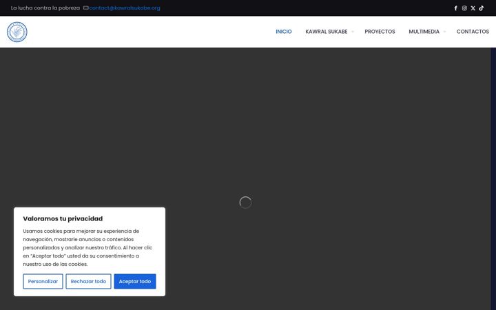 Screenshot of kawralsukabe.org