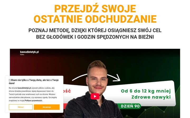 Screenshot of kawudietetyk.pl