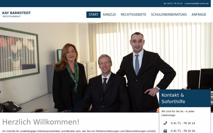 Screenshot of kay-barnstedt.de