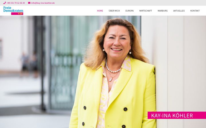 Screenshot of kay-ina-koehler.de