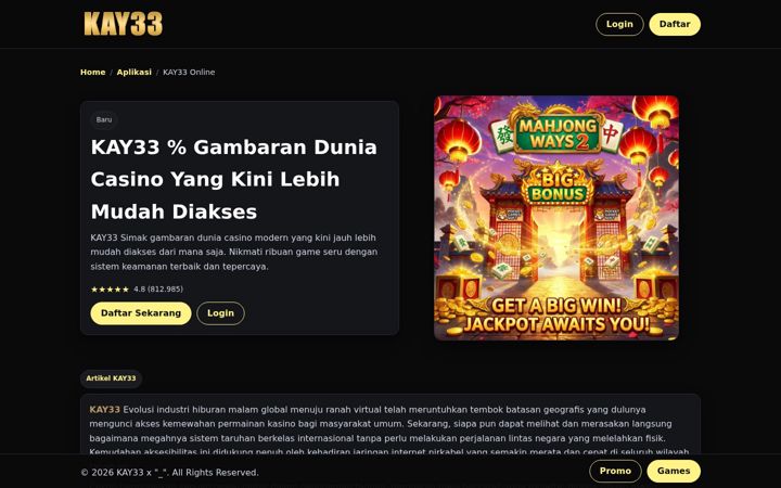 Screenshot of kay33.com