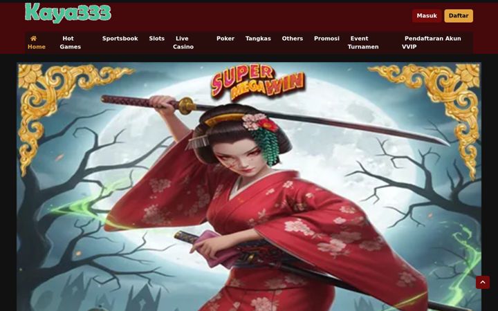 Screenshot of kaya333.net