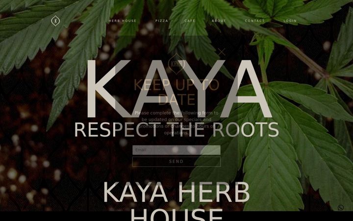 Screenshot of kayaherbhouse.com
