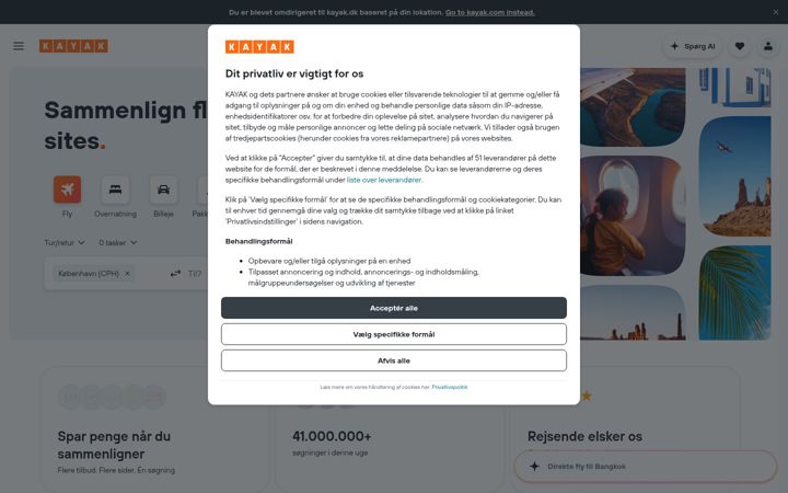 Zrzut ekranu kayak.com