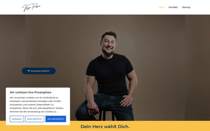 Screenshot of kayan.de