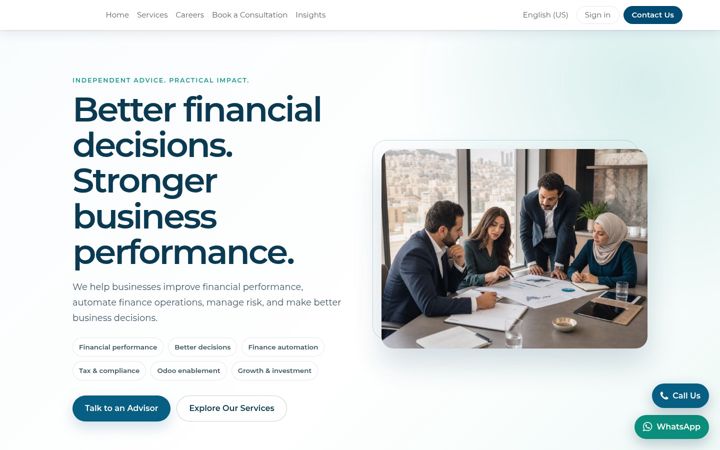 Screenshot of kayanadvisory.com