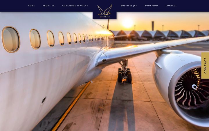 Screenshot of kayanjet.com