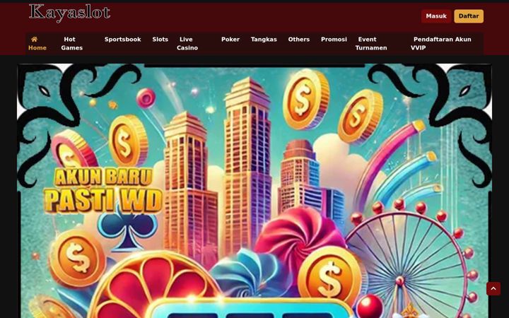Screenshot of kayaslot.net