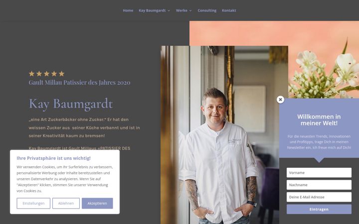 Screenshot of kaybaumgardt.com