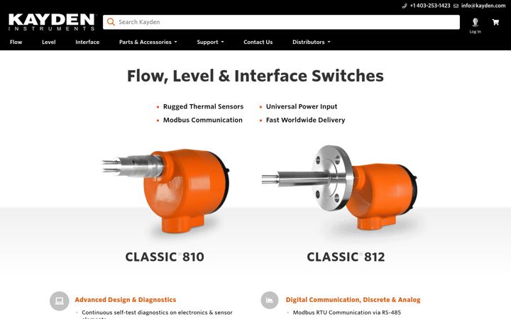 Screenshot of kayden.com