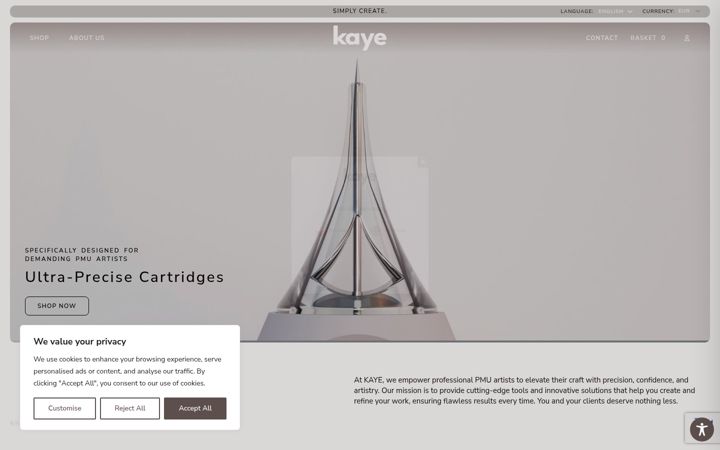 Screenshot of kayepmu.com
