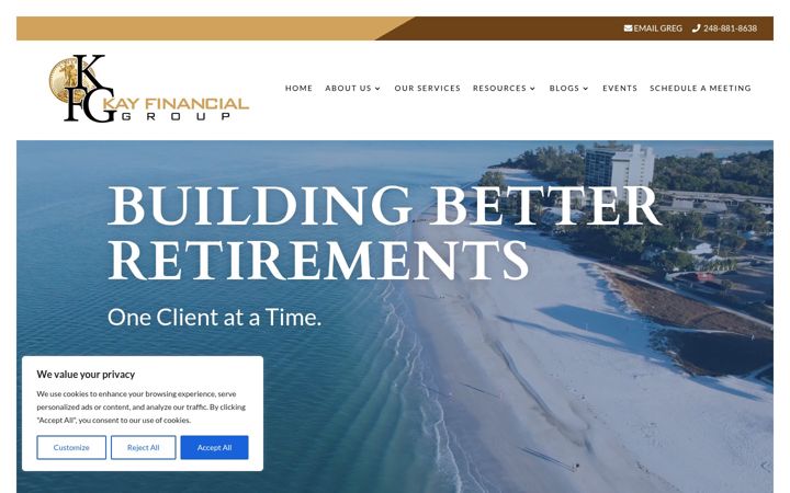 Screenshot of kayfinancialgroup.com