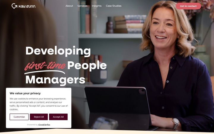 Screenshot of kaygunn.com