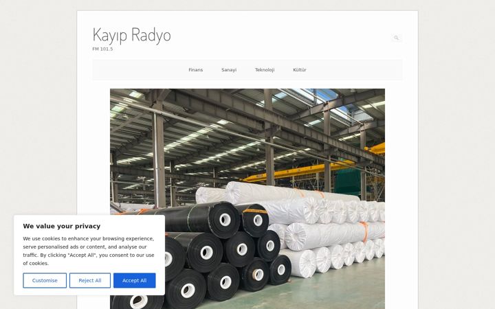 Screenshot of kayipradyo.com