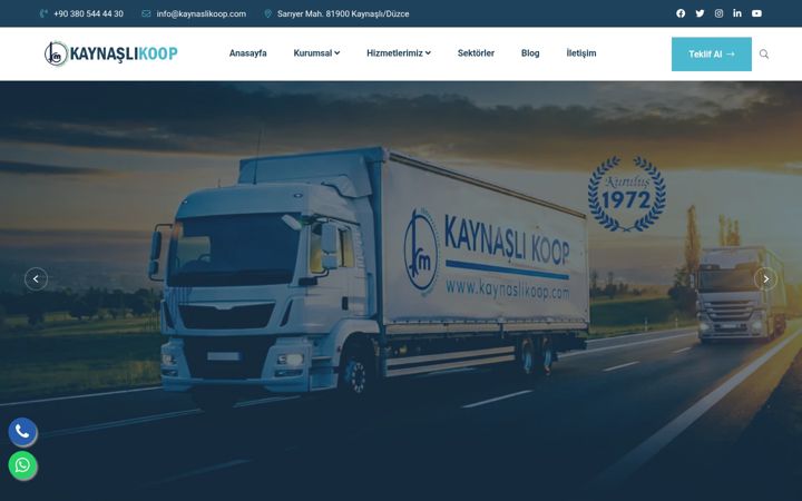 Screenshot of kaynaslikoop.com