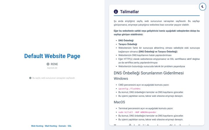 Screenshot of kayrock.de
