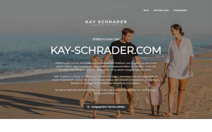Screenshot of kayschrader.com