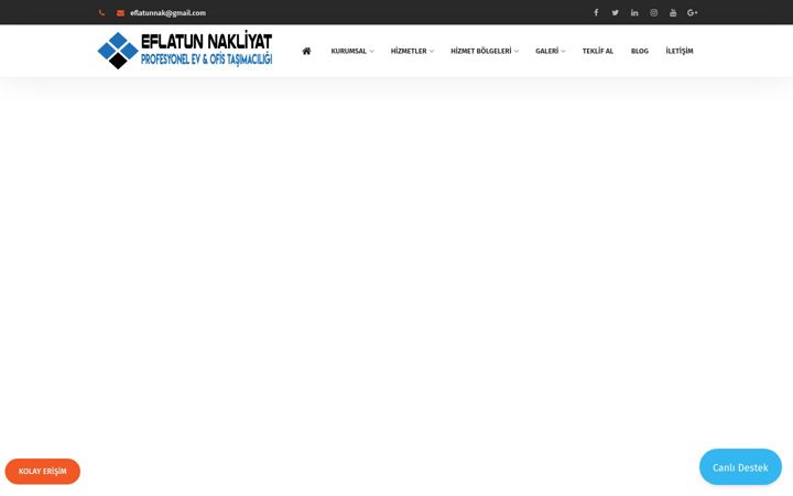 Screenshot ta' kayserinakliyattt.com.tr