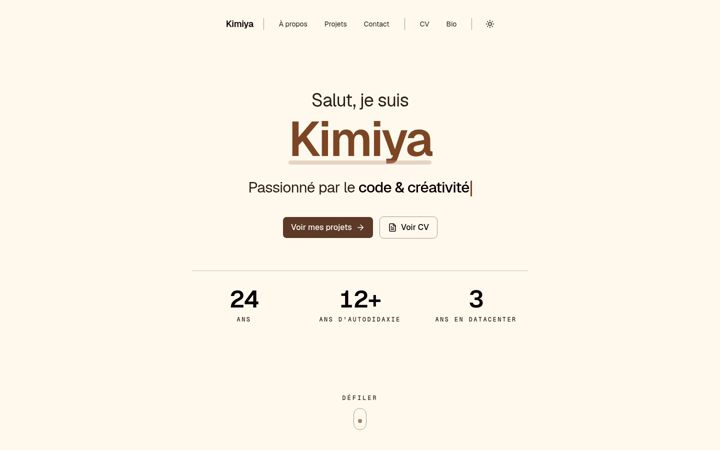 Screenshot of kaysuto.fr