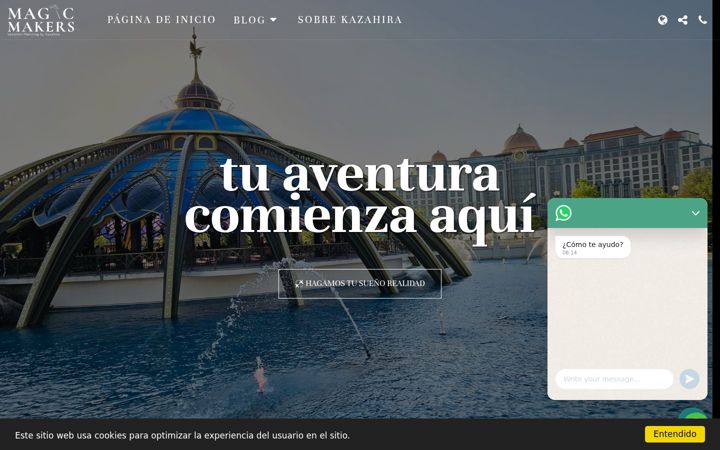 Screenshot of kazahiracabrero.com