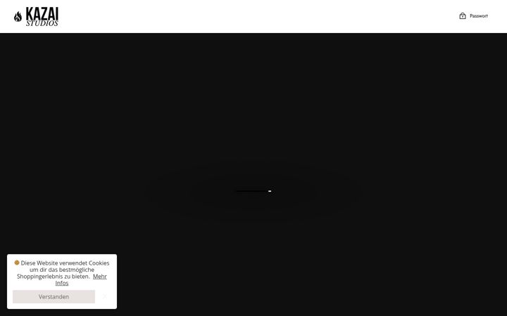 Screenshot of kazaistudios.com