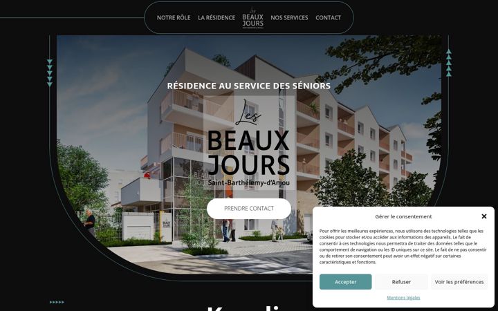 Screenshot of kazalis-lesbeauxjours.fr