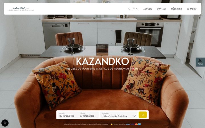Screenshot of kazandko.com