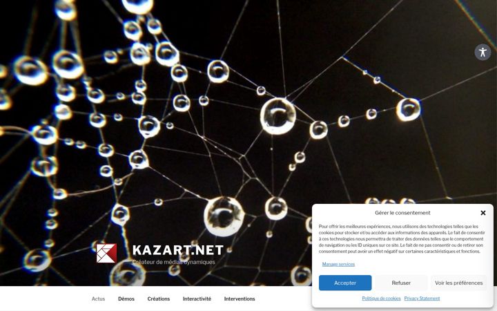 Screenshot of kazart.net