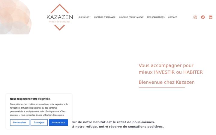 Screenshot of kazazen-home.fr