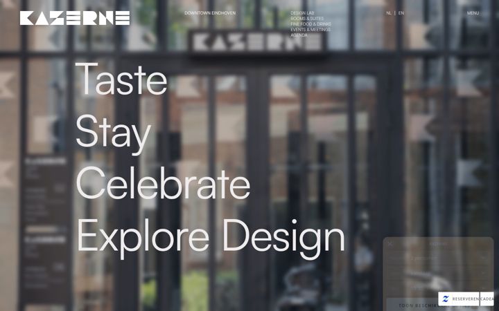 Screenshot of kazerne.com