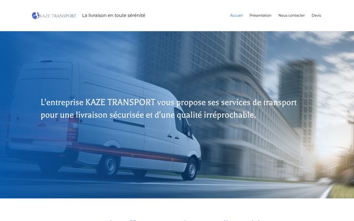 Screenshot of kazetransport.fr