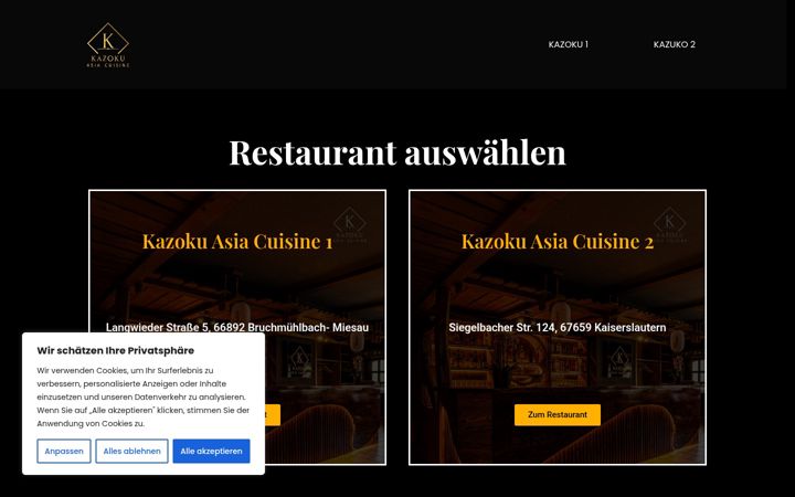 Screenshot of kazoku-cuisine.de