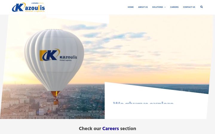 Screenshot of kazoulis.com