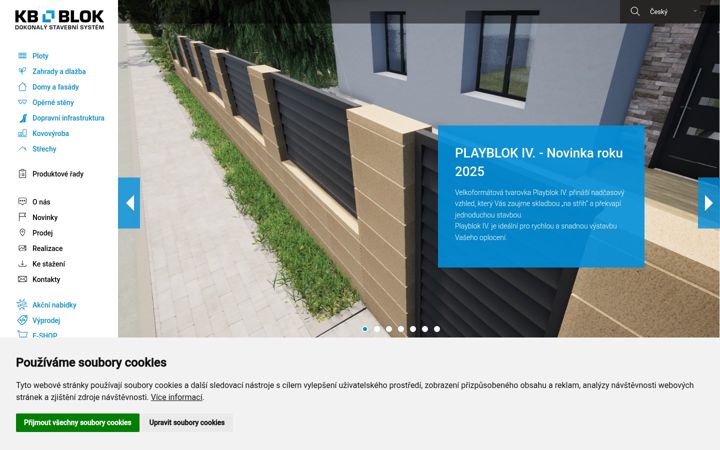 Screenshot of kb-blok.cz