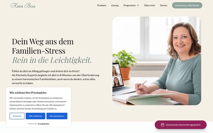 Screenshot of kb-coaching.ch