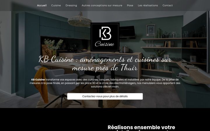 Screenshot of kb-cuisine.fr