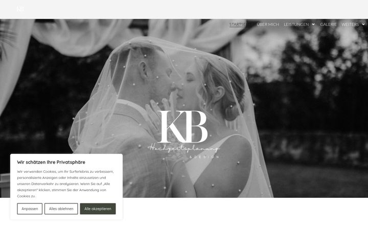 Screenshot of kb-hochzeitsplanung.at