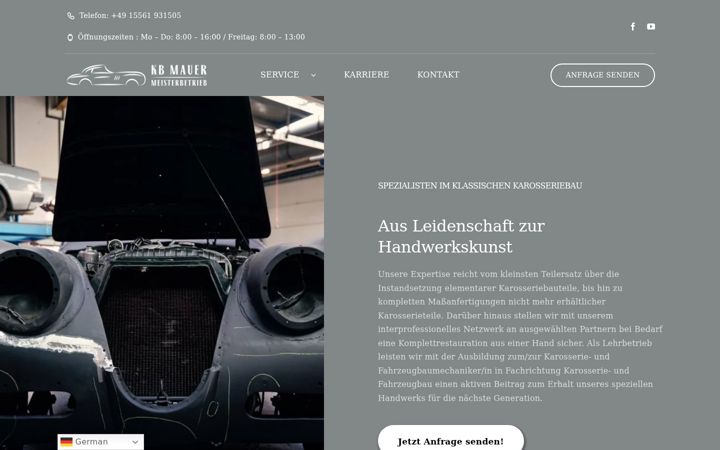 Screenshot of kb-mauer.de