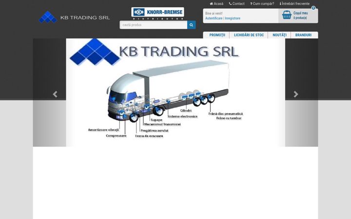 Screenshot of kb-trading.ro