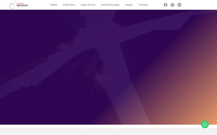 Screenshot of kbadvocacia.com