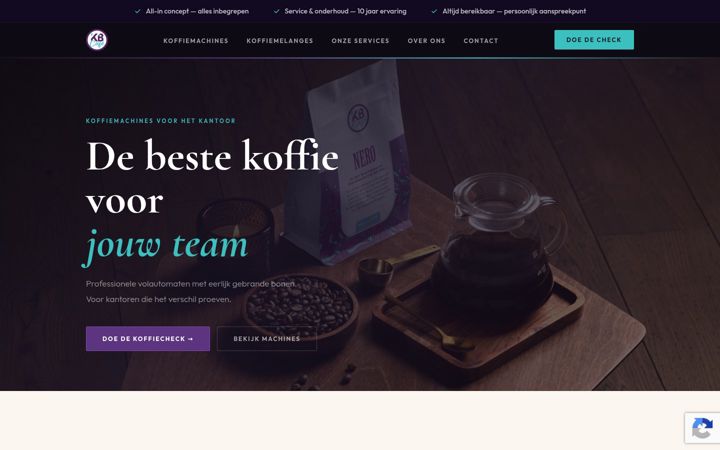 Skærmbillede af kbcafe.nl
