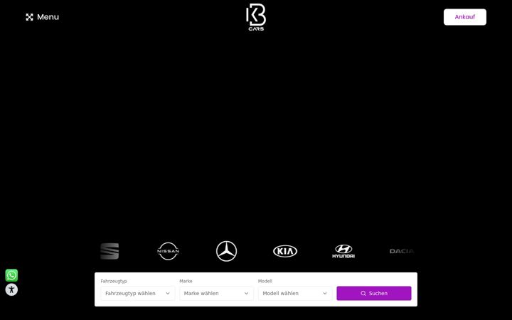 Zrzut ekranu kbcars.de