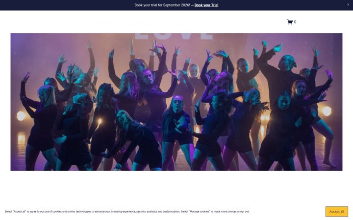 Screenshot of kbddance.co.uk