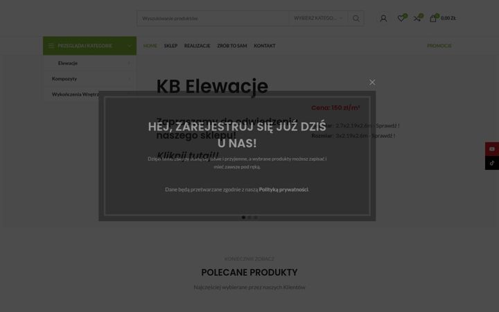 Screenshot of kbelewacje.pl