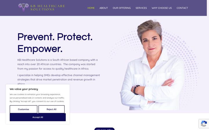 Screenshot of kbhealthcaresolutions.com
