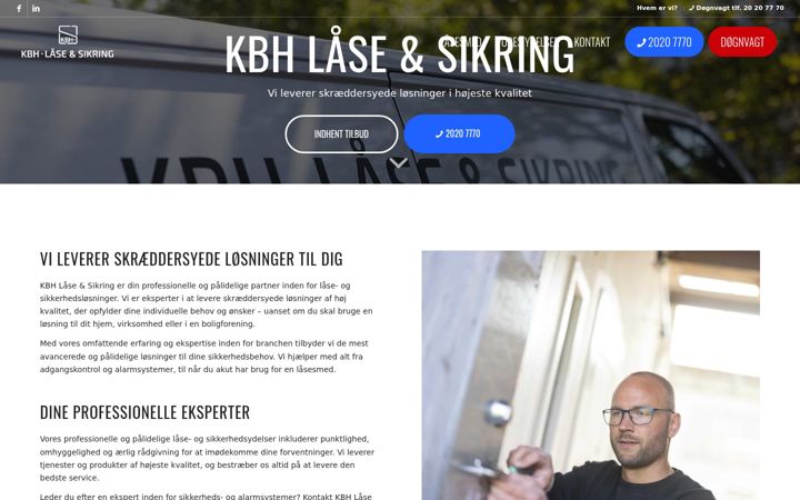 Screenshot of kbhlaase.dk