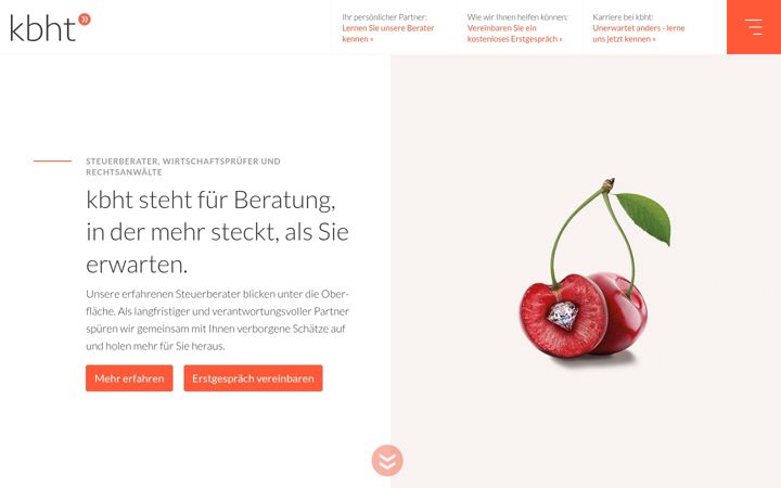 Screenshot of kbht.de