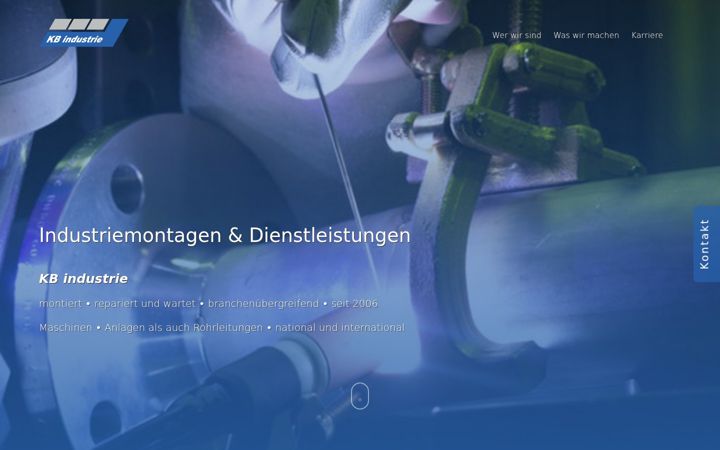 Screenshot of kbindustrie.de