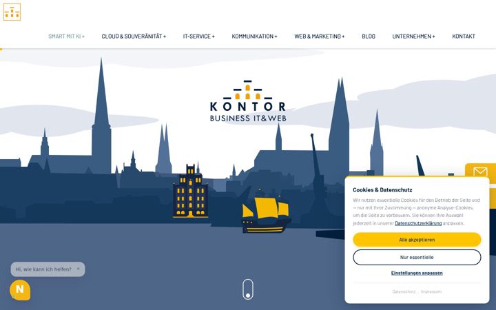 Screenshot of kbit.de