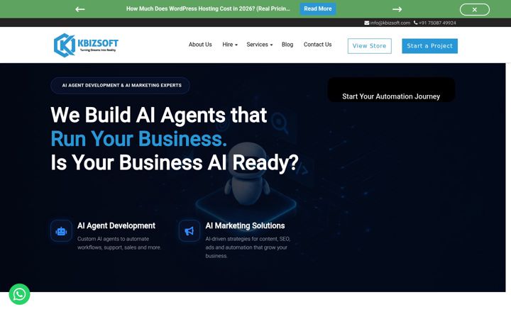 Screenshot of kbizsoft.com